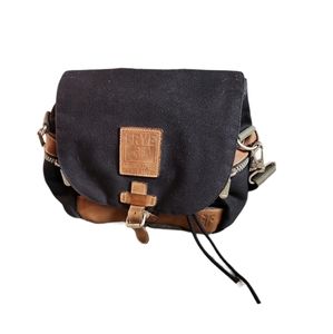Frye leather trim waist and crossbody bag